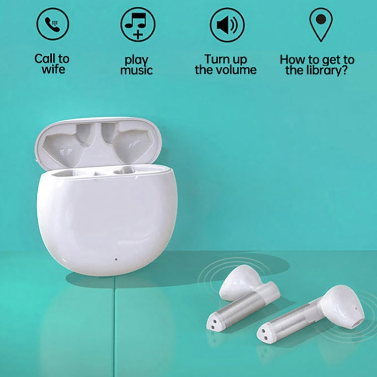 Fineblue J3 Pro TWS 5.0 Wireless Two Ear Bluetooth Headset with 650mAh Charging Cabin & Support Language Wakeup