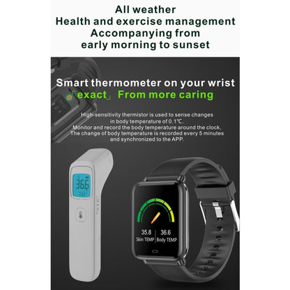 Q9T 1.3 inch TFT Touch Screen Dual-mode Bluetooth Smart Watch, Support Body Temperature Detection / Blood Oxygen Monitor / Blood Pressure Monitor