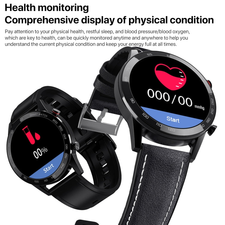 1.3 inch Touch Screen Dual-mode Bluetooth Smart Watch, Support Sleep Monitor / Heart Rate Monitor / Blood Pressure Monitoring, Black Milanese Strap, Silver Milanese Strap