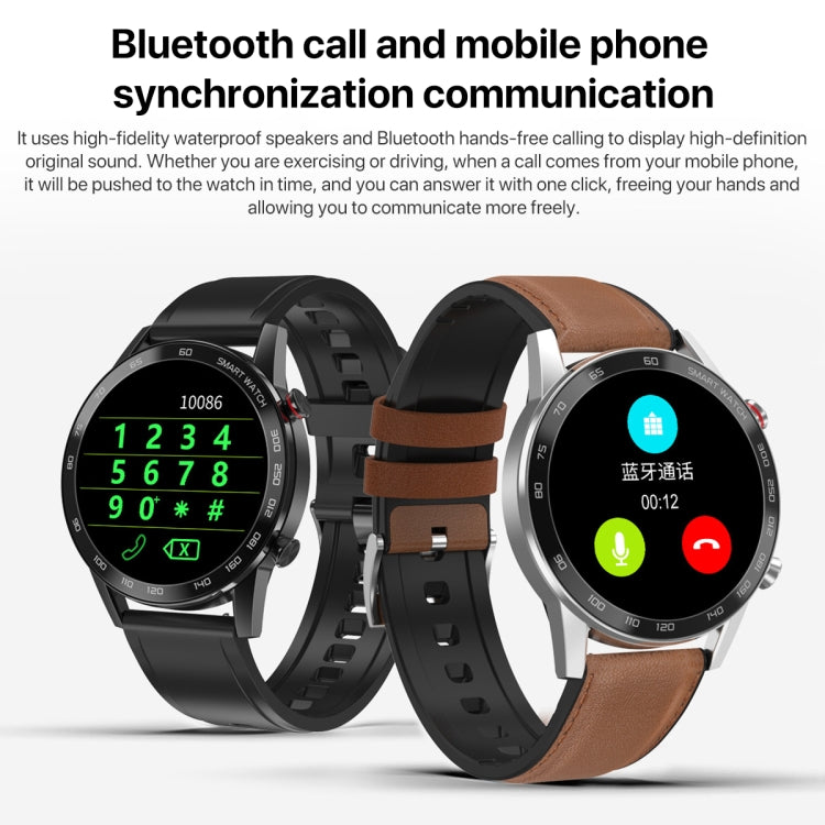 1.3 inch Touch Screen Dual-mode Bluetooth Smart Watch, Support Sleep Monitor / Heart Rate Monitor / Blood Pressure Monitoring, Black Milanese Strap, Silver Milanese Strap