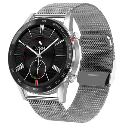 1.3 inch Touch Screen Dual-mode Bluetooth Smart Watch, Support Sleep Monitor / Heart Rate Monitor / Blood Pressure Monitoring, Black Milanese Strap, Silver Milanese Strap