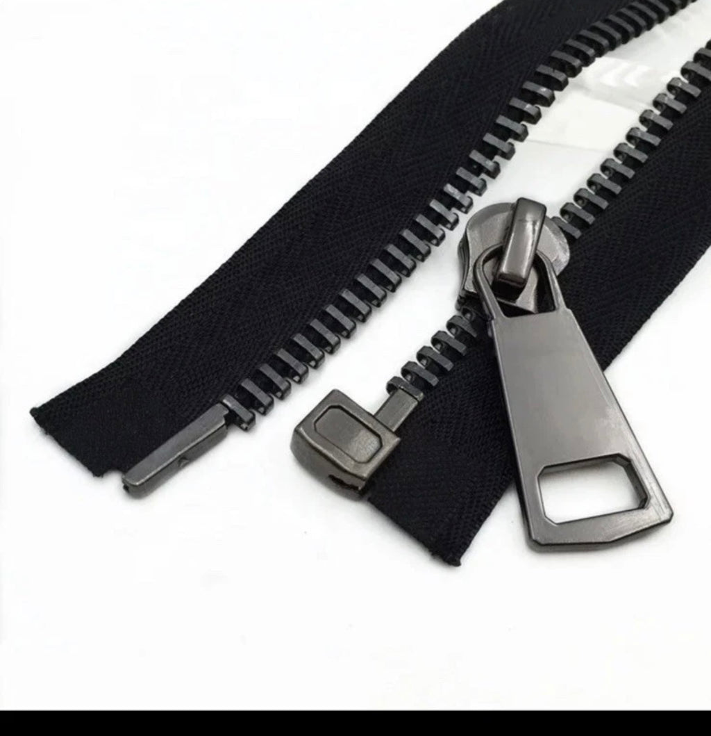 3pcs Range of Nickel Free Open Ended Metal Zip, Next Day Delivery Jacket Zip Strong (3pcs)