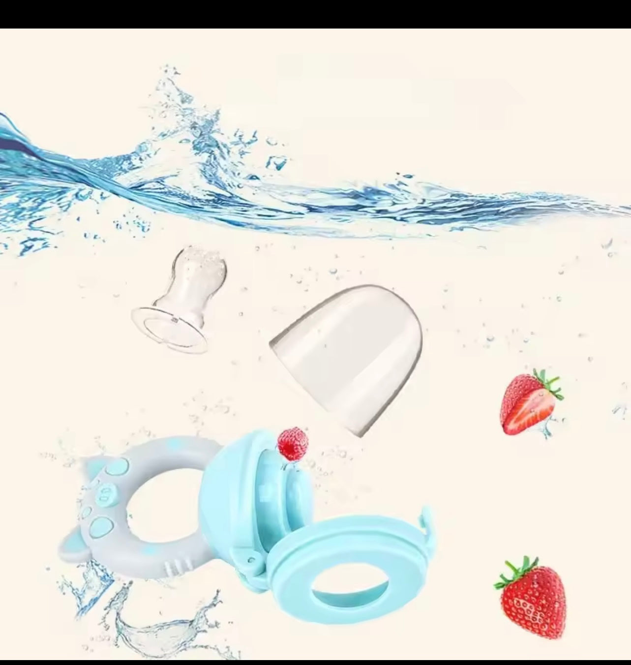 Cute Pig Newborn Baby Fresh Food Feeder Baby Food Mills Fruit Feeder Pacifier Training To Eat Fruit Grinding Stick Food Bag