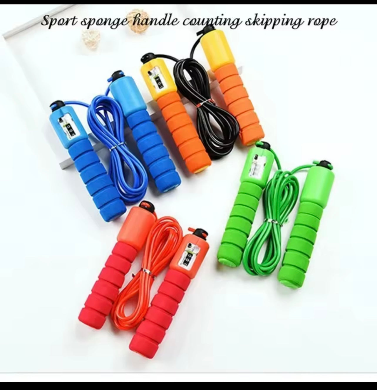 Professional Jump Rope with Electronic Counter Adjustable Fast Speed Counting Skipping Rope Jumping Wire Workout Equipments random colours