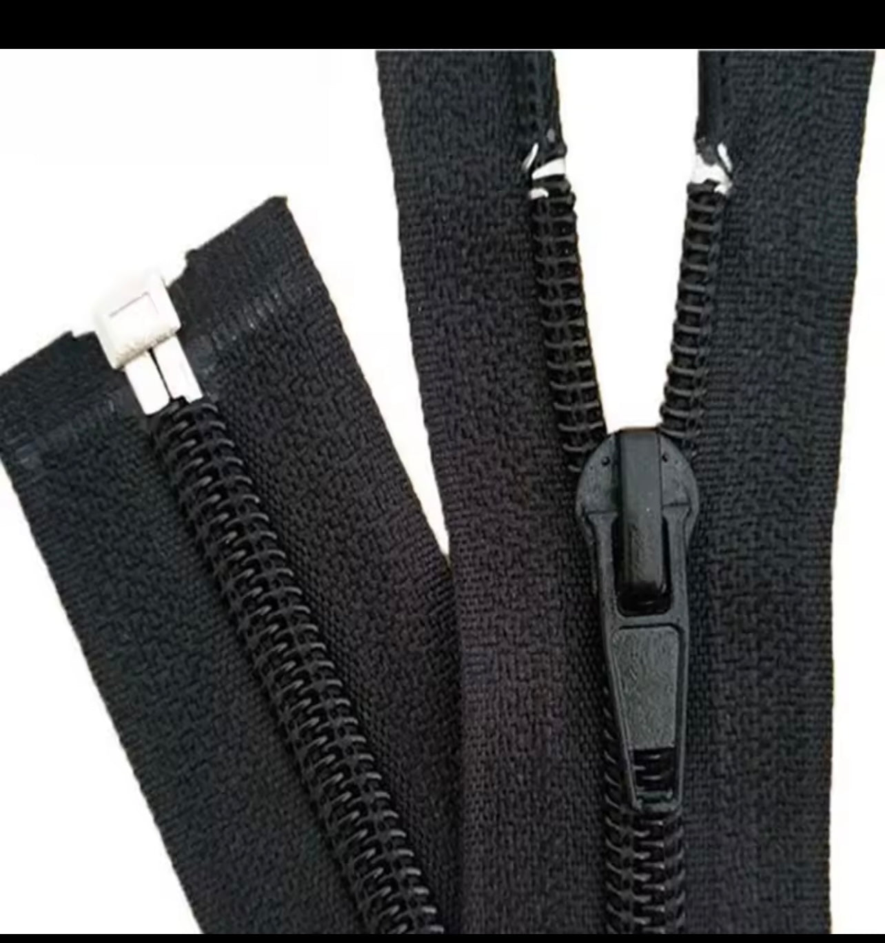 Zipper Black Open-end Zippers Down Jacket Coat Shoes Auto Lock Zip DIY Sewing Accessories