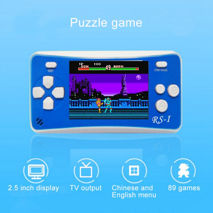RS-1 Retro Portable Handheld Game Console, 2.5 inch 8 Bits True Color LCD, Built-in 152 Kinds Games