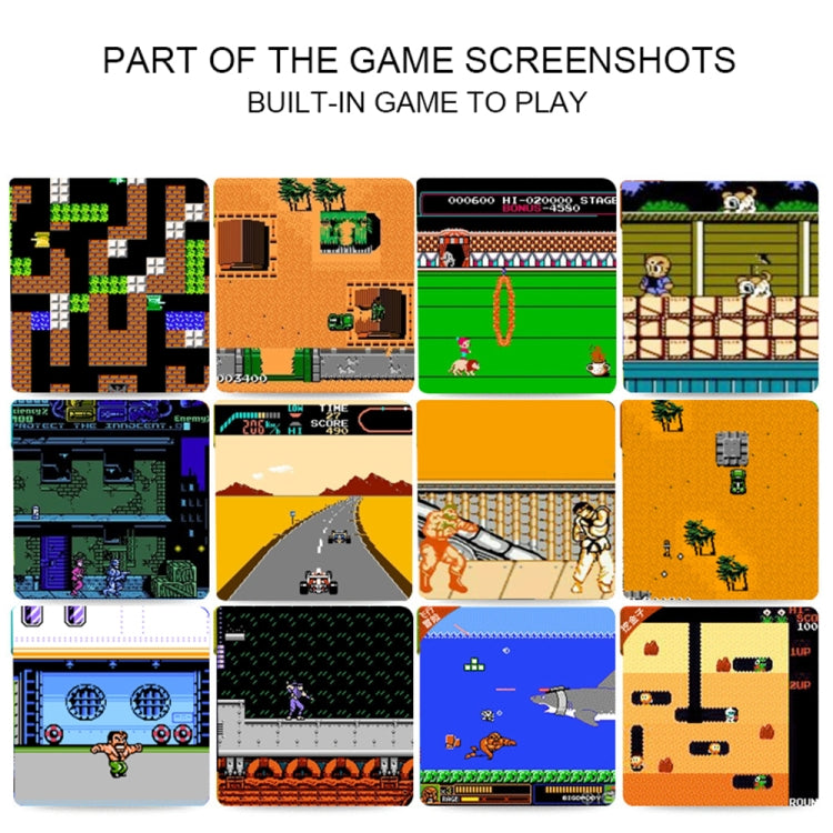 RS-1 Retro Portable Handheld Game Console, 2.5 inch 8 Bits True Color LCD, Built-in 152 Kinds Games