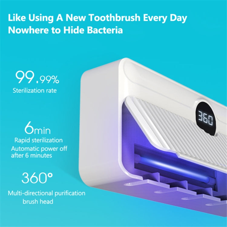 YJK086 Smart Home UV Ultraviolet Toothbrush Sterilizer