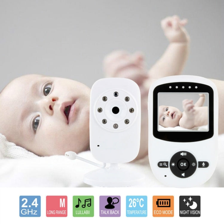 BM-SM24 2.4 inch LCD 2.4GHz Wireless Surveillance Camera Baby Monitor with 8-IR LED Night Vision, Two Way Voice Talk, BM-SM24