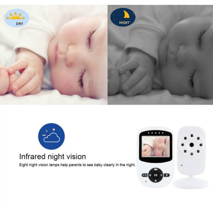 BM-SM24 2.4 inch LCD 2.4GHz Wireless Surveillance Camera Baby Monitor with 8-IR LED Night Vision, Two Way Voice Talk, BM-SM24