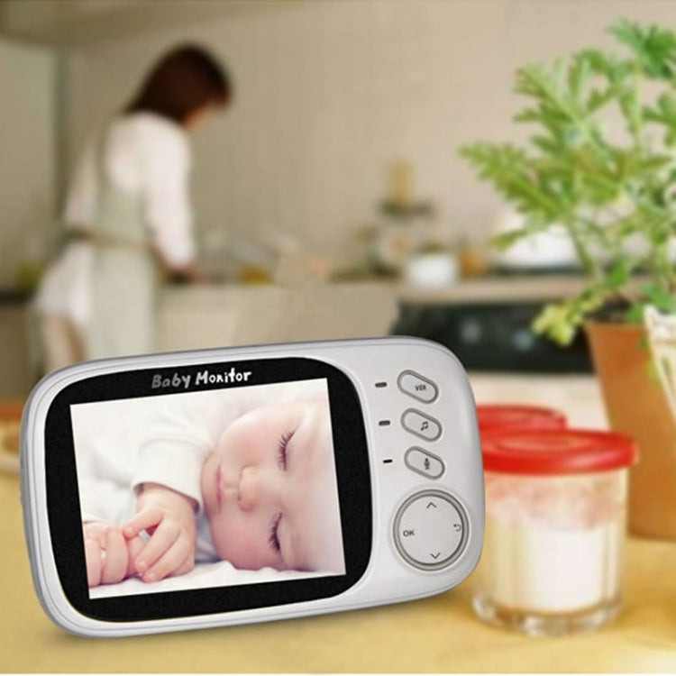 VB603 3.2 inch LCD 2.4GHz Wireless Surveillance Camera Baby Monitor, Support Two Way Talk Back, Night Vision, VB603