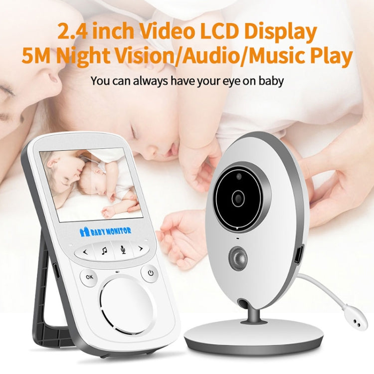 VB605 2.4 inch LCD 2.4GHz Wireless Surveillance Camera Baby Monitor, Support Two Way Talk Back, Night Vision, VB605