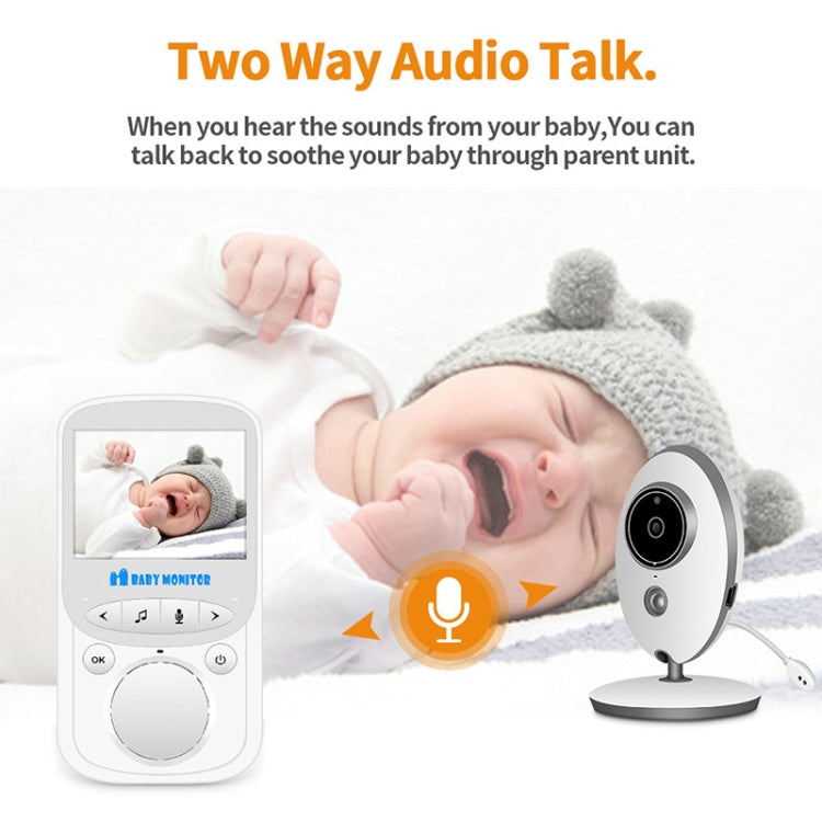 VB605 2.4 inch LCD 2.4GHz Wireless Surveillance Camera Baby Monitor, Support Two Way Talk Back, Night Vision, VB605