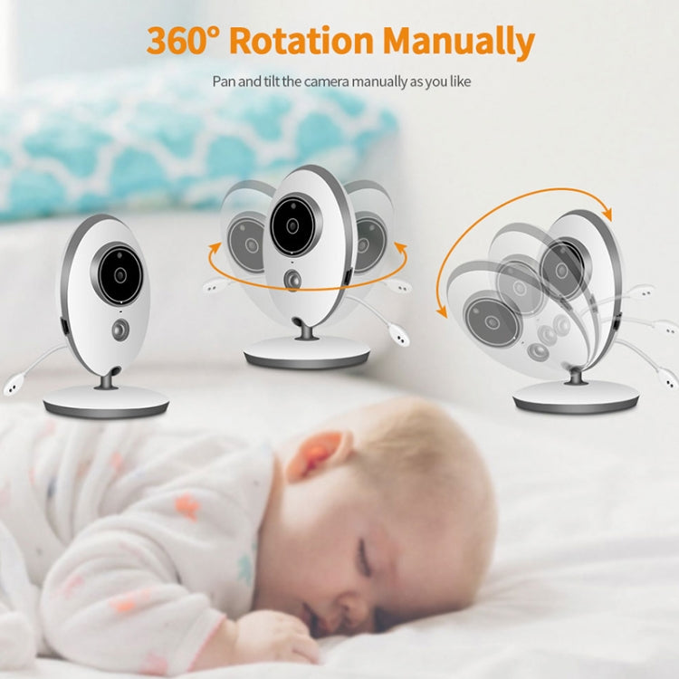 VB605 2.4 inch LCD 2.4GHz Wireless Surveillance Camera Baby Monitor, Support Two Way Talk Back, Night Vision, VB605