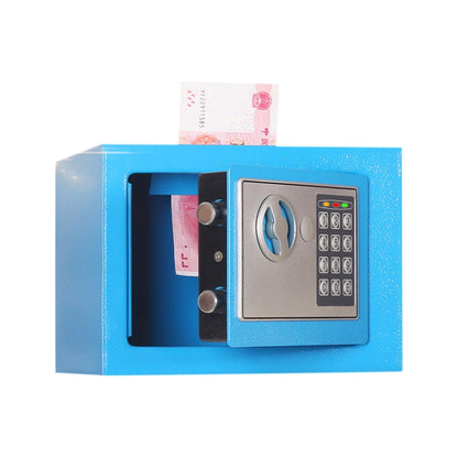 17E Home Mini Electronic Security Lock Box Wall Cabinet Safety Box with Coin-operated Function