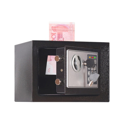 17E Home Mini Electronic Security Lock Box Wall Cabinet Safety Box with Coin-operated Function