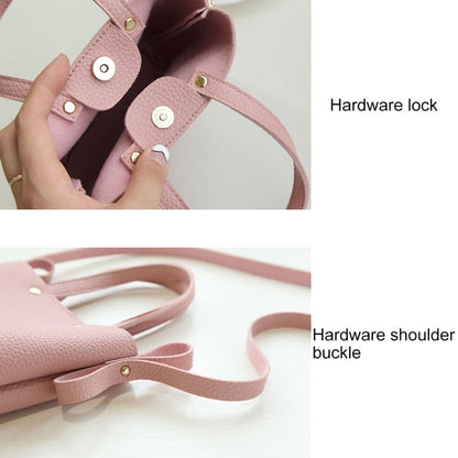 Fashion Mini PU Leisure Single Shoulder Square Handbag Mobile Phone Bag, Size: 13*4.5*16.5cm