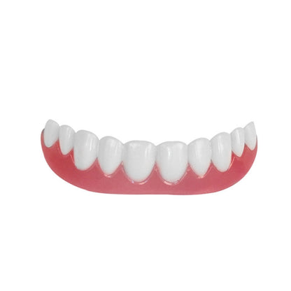 Silicone Whitening Simulation Braces Comfort Fit Flex Curved Teeth Dentures Beauty Tools, Length: 7cm