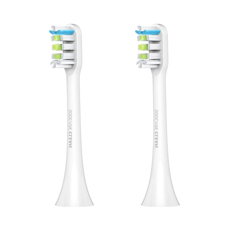 2 PCS Original Xiaomi Youpin General Cleaning Replacement Brush Heads for Xiaomi Soocare Sonic Electric Toothbrush (HC7711W), General Cleaning White, General Cleaning Black, General Cleaning Pink