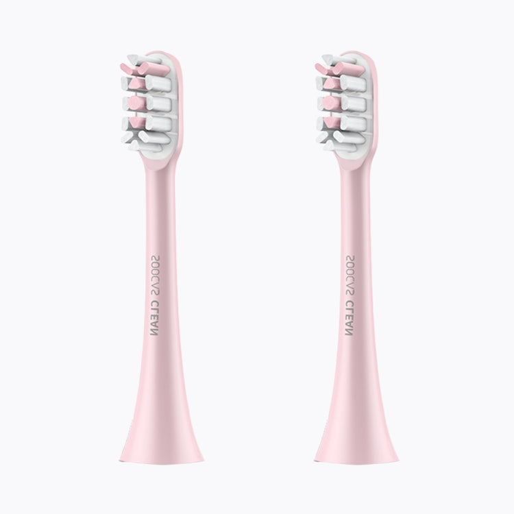 2 PCS Original Xiaomi Youpin General Cleaning Replacement Brush Heads for Xiaomi Soocare Sonic Electric Toothbrush (HC7711W), General Cleaning White, General Cleaning Black, General Cleaning Pink