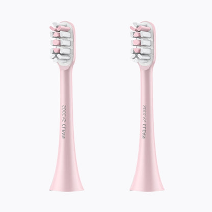 2 PCS Original Xiaomi Youpin General Cleaning Replacement Brush Heads for Xiaomi Soocare Sonic Electric Toothbrush (HC7711W), General Cleaning White, General Cleaning Black, General Cleaning Pink