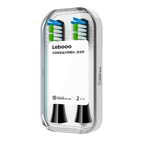 HUAWEI Lebooo LBS-T053A 2 PCS Smart Toothbrush Head (for HCB0001), LBS-T053A Toothbrush Head (Black), LBS-T053A Toothbrush Head (White)