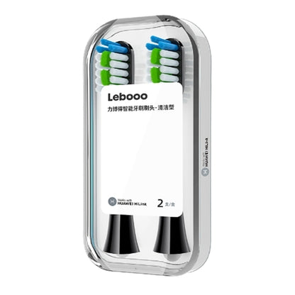 HUAWEI Lebooo LBS-T053A 2 PCS Smart Toothbrush Head (for HCB0001), LBS-T053A Toothbrush Head (Black), LBS-T053A Toothbrush Head (White)