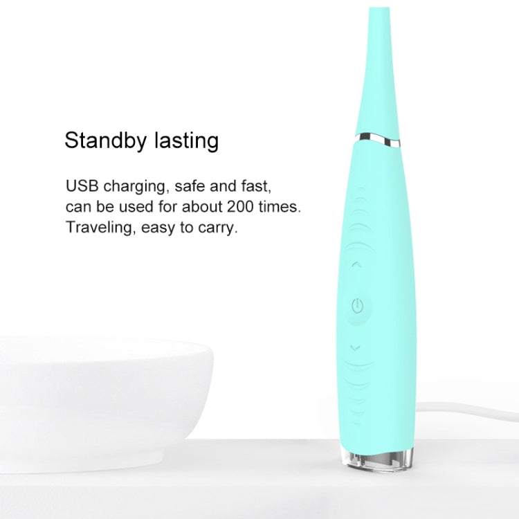 LSHOW YJK015A 3.7V USB Charging Five-speed Mode Waterproof Household Electric High-frequency Vibration Teeth Polisher