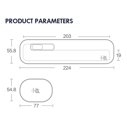 Original Xiaomi Youpin Xiaoda Portable Toothbrush Disinfection Box Ultraviolet Sterilizer Case, Storage Style, Storage Style