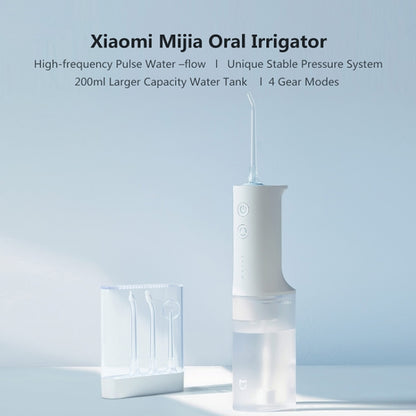 Original Xiaomi Mijia Water Flosser Teeth Cleaner IPX7 Waterproof Electric Oral Irrigator, Electric Oral Irrigator