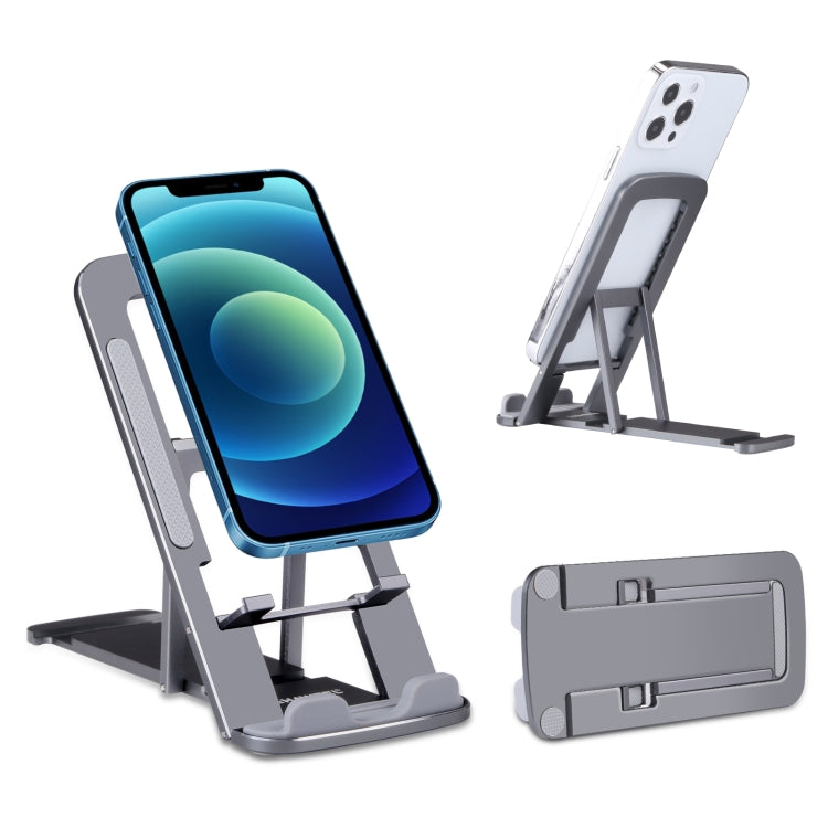 HAWEEL Adjustable Lifting Folding Live Broadcast Aluminum Alloy Desktop Holder, Aluminum Alloy