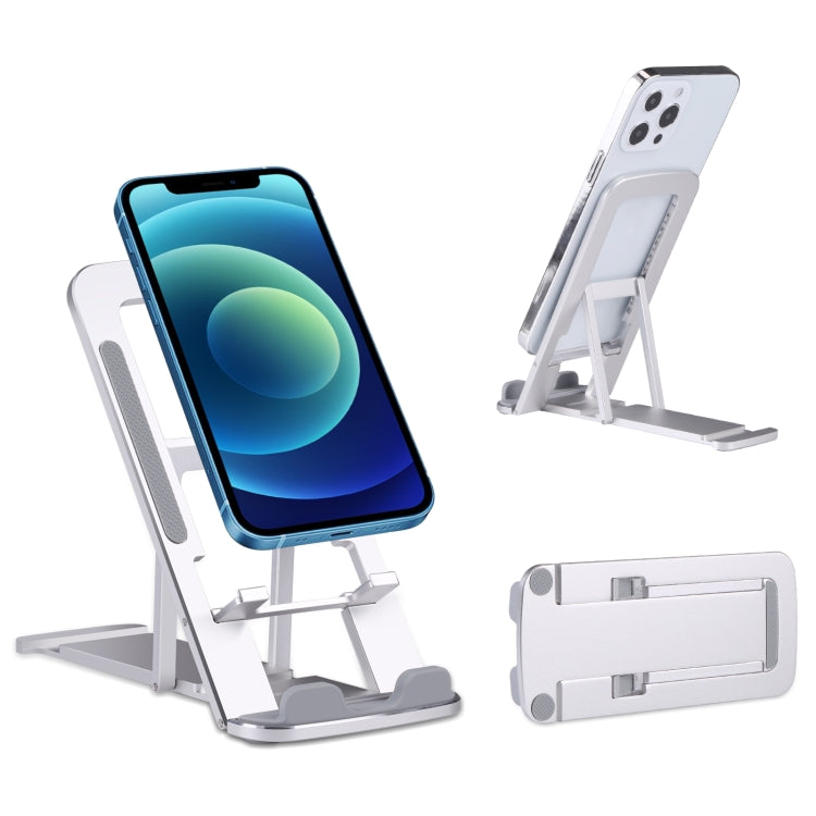 HAWEEL Adjustable Lifting Folding Live Broadcast Aluminum Alloy Desktop Holder, Aluminum Alloy