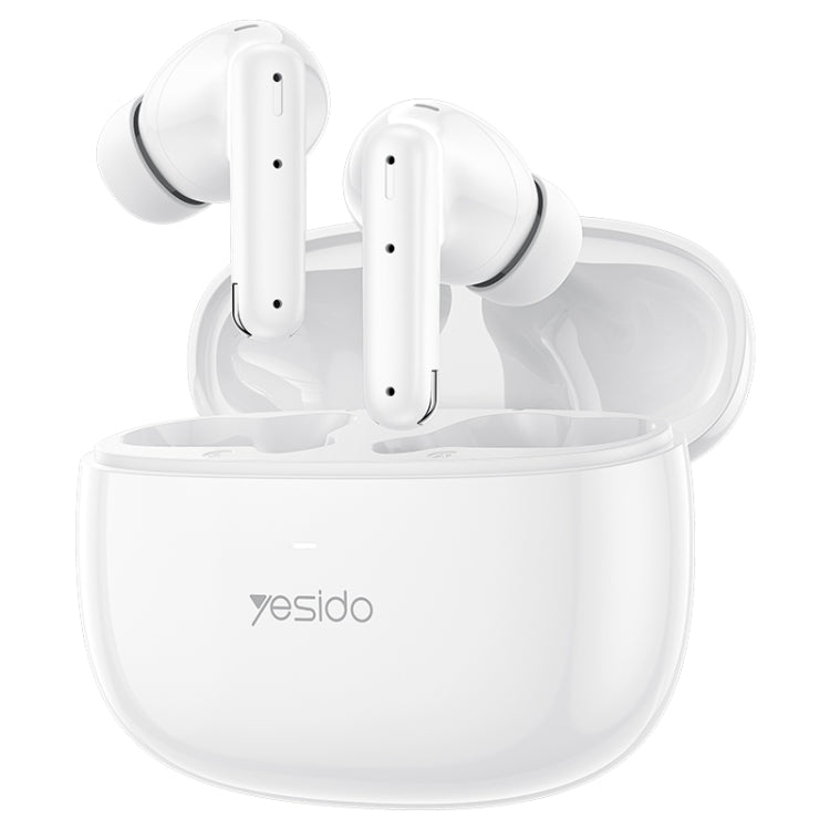 Yesido TWS28 ANC+ENC Dual Noise Reduction Smart TWS Wireless Bluetooth Earphone, TWS28 Beige, TWS28 White
