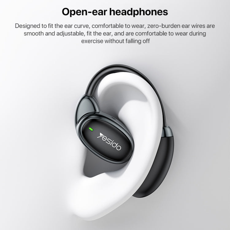 Yesido YSP19 OWS Open Wireless Bluetooth Earphone, YSP19 Black, YSP19 White