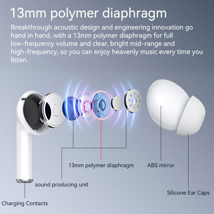 Yesido TWS24 ANC+ENC Dual Noise Reduction Smart TWS Wireless Bluetooth Earphone, TWS24