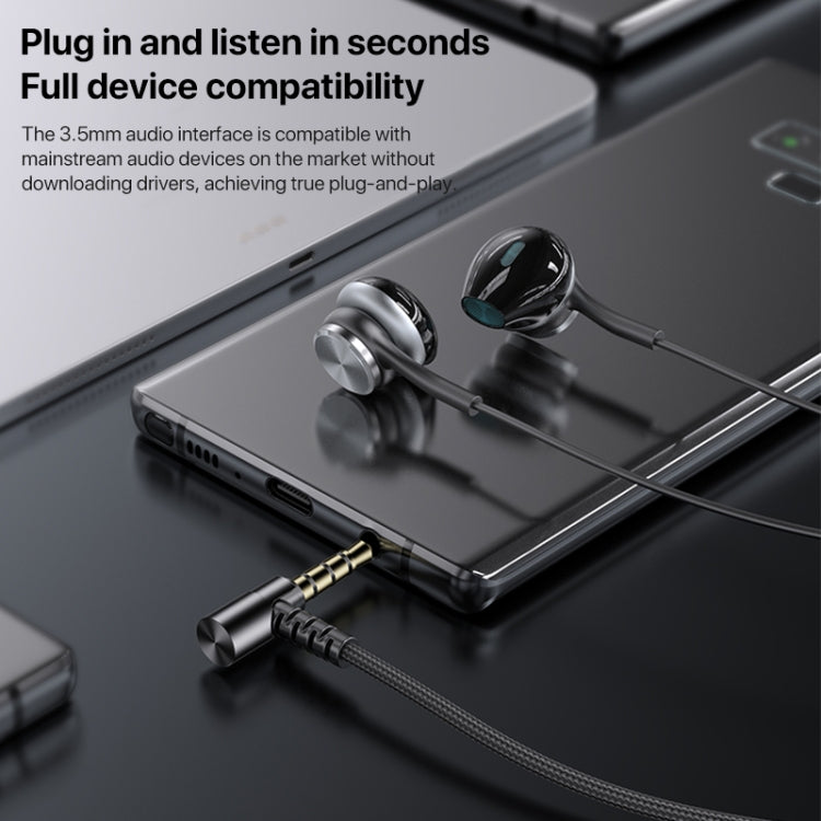 Yesido YH40 3.5mm Plug Wired HiFi Sound Music Earphones with Mic, YH40