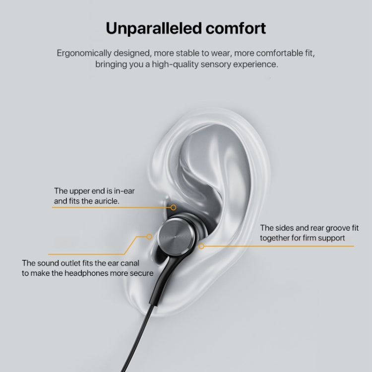 Yesido YH40 3.5mm Plug Wired HiFi Sound Music Earphones with Mic, YH40
