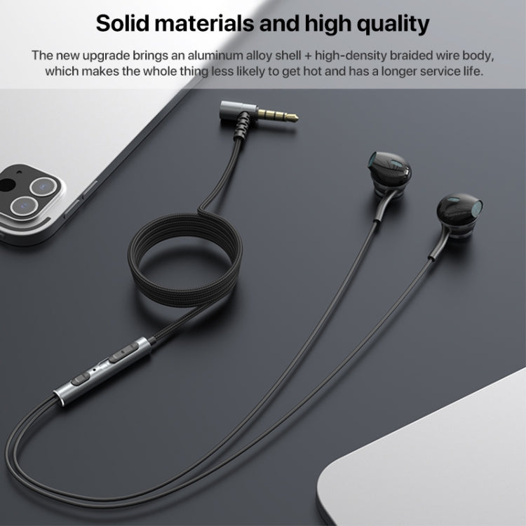 Yesido YH40 3.5mm Plug Wired HiFi Sound Music Earphones with Mic, YH40