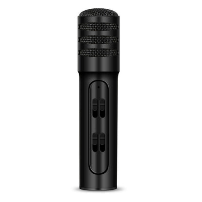 BGN-C7 Condenser Microphone Dual Mobile Phone Karaoke Live Singing Microphone Built-in Sound Card