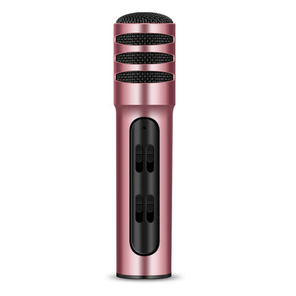 BGN-C7 Condenser Microphone Dual Mobile Phone Karaoke Live Singing Microphone Built-in Sound Card