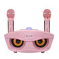 SD-306 2 in 1 Family KTV Portable Wireless Live Dual Microphone + Bluetooth Speaker, SD-306(Black), SD-306(Pink), SD-306(Gold)