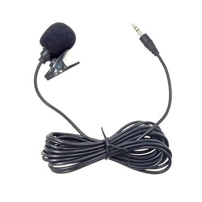 ZJ002MR Stereo 2.5mm Straight Plug Car Sun Visor Wireless Interpreter Tour Guide Megaphone Lavalier Wired Microphone, Length: 3m, Stereo 2.5mm