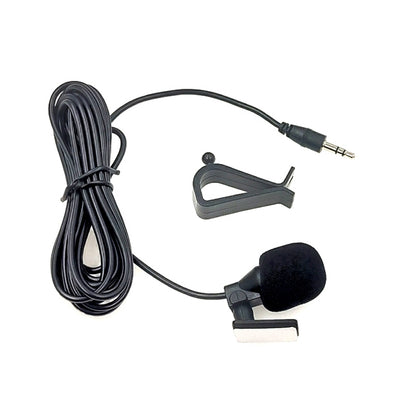 ZJ015MR Stereo 3.5mm Straight Plug Car Navigation DVD External Paste Microphone, Length: 3m, Stereo 3.5mm Straight