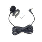 ZJ025MR Stick-on Clip-on Lavalier Mono Microphone for Car GPS / Bluetooth Enabled Audio DVD External Mic, Cable Length: 3m, 90 Degree Elbow 2.5mm Jack, Elbow 2.5mm Jack Mono