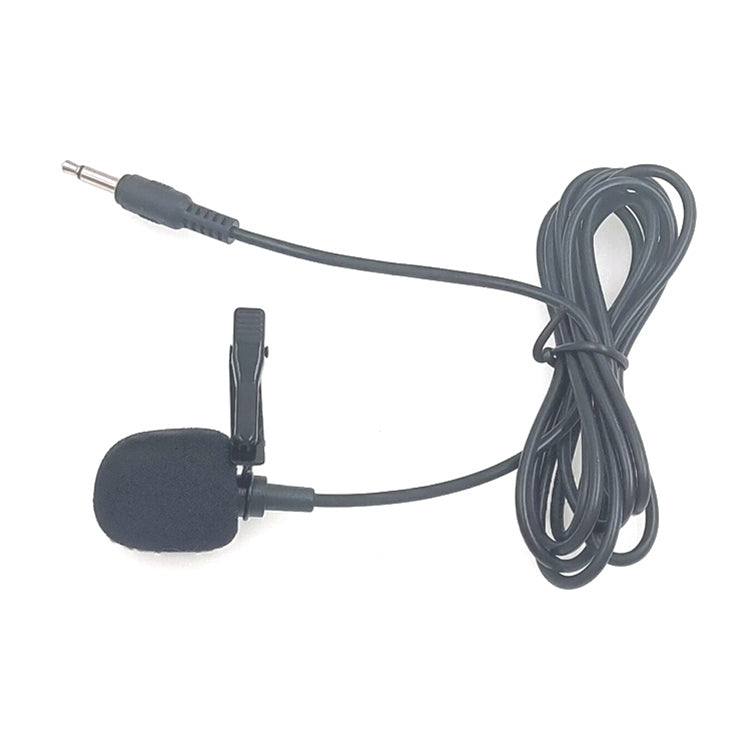 ZJ031MR Mono 2.5mm Straight Plug Tour Guide Megaphone Lavalier Wired Microphone, Length: 1.5m, 2.5mm