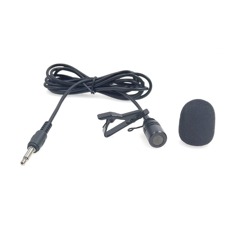 ZJ031MR Mono 2.5mm Straight Plug Tour Guide Megaphone Lavalier Wired Microphone, Length: 1.5m, 2.5mm