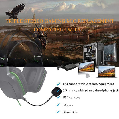 ZJ033MR-03 17cm Stereo 3.5mm Angle Head Plug Gaming Headset Sound Card Live Microphone, 17cm Stereo Angle Head