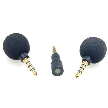 ZJ040MR 4 Level Pin 3.5mm Mobile Phone Tablet Laptop Electronic Equipment Mini Straight Microphone, 4 Level Pin