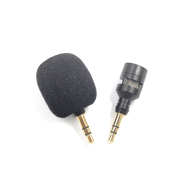 ZJ052MR-01 Stereo 3.5mm Mobile Phone Tablet Game Machine Mini Straight Microphone, Stereo