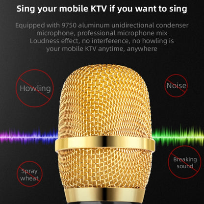 K3 Bluetooth 5.0 Karaoke Live Stereo Sound Wireless Bluetooth Condenser Microphone